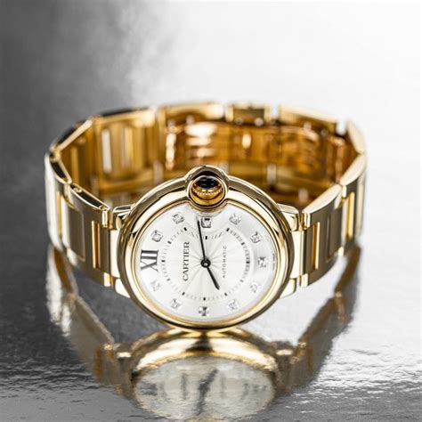 pre owned gold cartier watch|goldsmiths cartier watches.